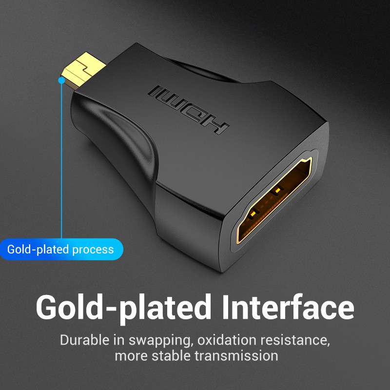 Vention Mini HDMI to HDMI Adapter Gender Converter AIS Original