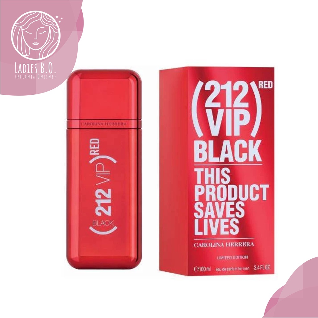 Carollina Herrera 212 VIP RED BLACK - For Him - 100ml