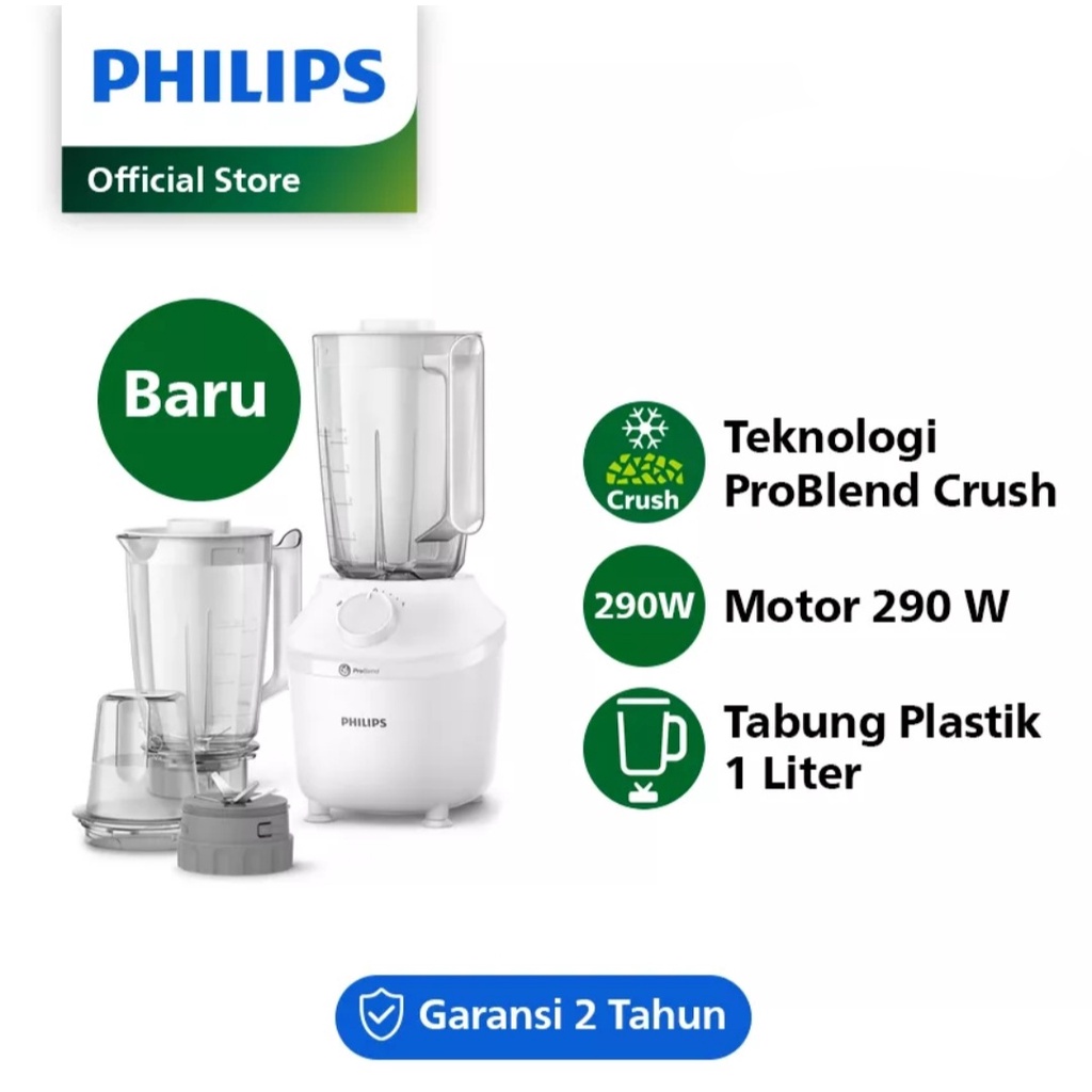 Blender Philips HR 2042 Plastik 1 Liter Blender Philips 2042 Pelumat Philips HR-2042 Blender Philips Plastik Murah