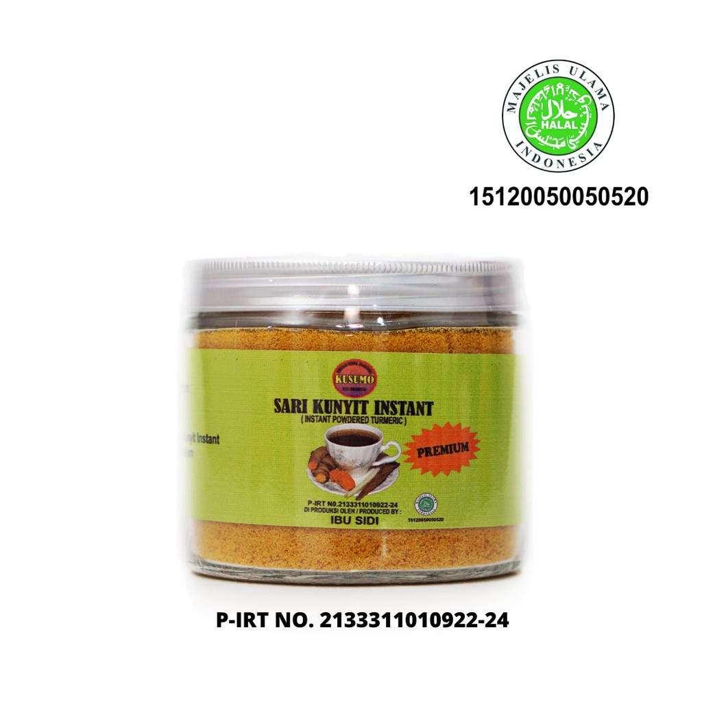 

SARI KUNYIT INSTANT PREMIUM KUSUMO MINUMAN HERBAL SOLO