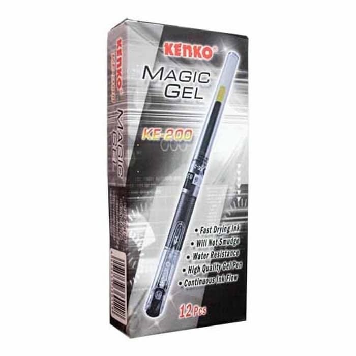 Pen Magic Gel Kenko KE-200 0.5 mm Hitam