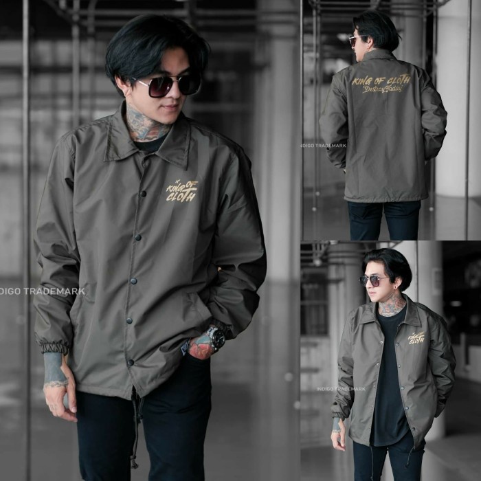 JAKET PARASUT/JAKET PARASUT PRIA/JAKET PARASUT COACH/JAKET PRIA - Satu, M(X3Z2) Termurah Jaket Pria 