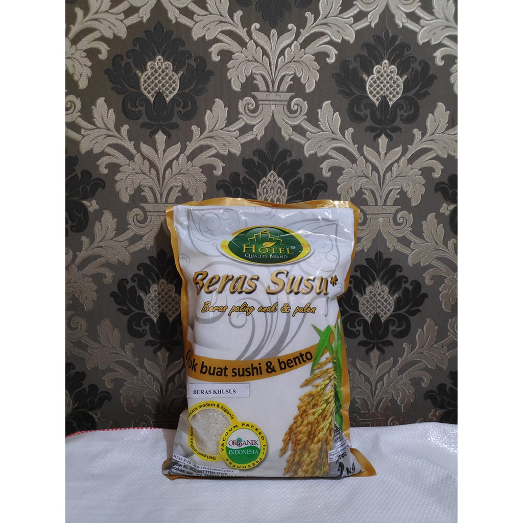

Beras Hotel - Beras Susu - Beras Sushi dan Bento - Beras Organik 2 Kg