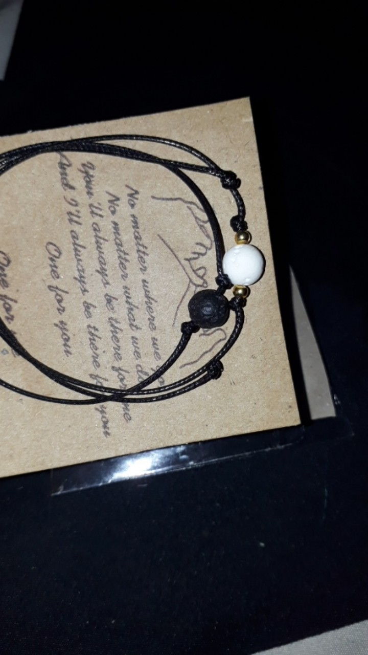 Gelang Minimalis Diffuser Oil Lava Stone Handmade