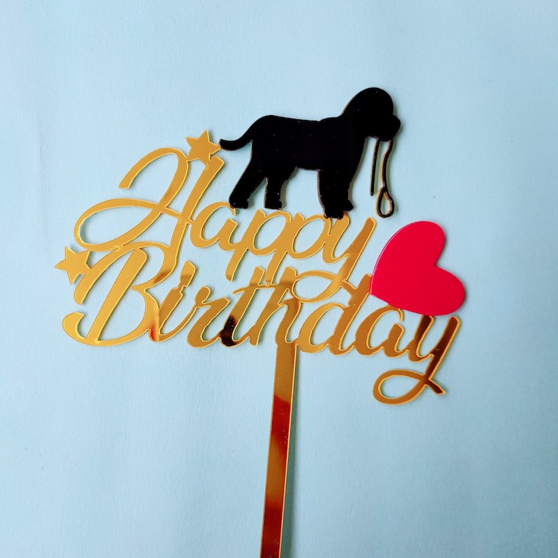 Cake Topper Penghias Kue Ulang Tahun Ultah Tart Happy Birthday 02