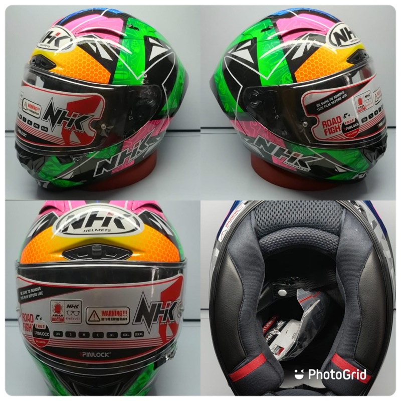 HELM NHk GP R TECH STREET KAREL#4 BRNO BLACK GLITTER/GREY GLOSSY-NHK GPR TECH STREET-NHK GPR TECH