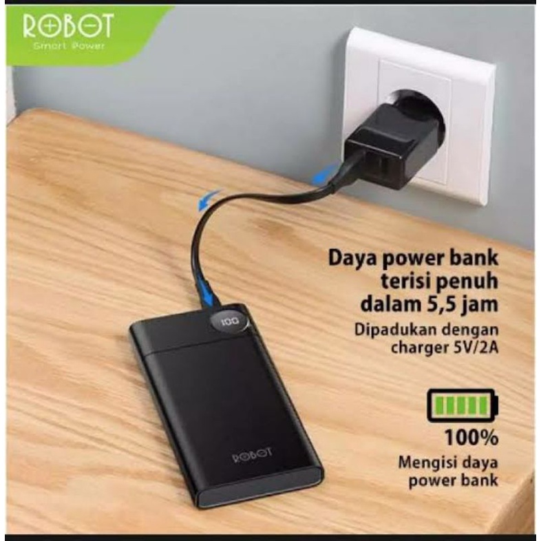 Power Bank Robot RT190S Led