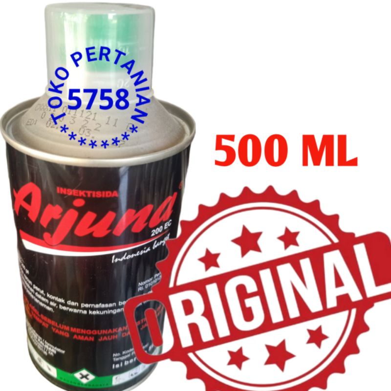 Insektisida ARJUNA 200 EC 500 ML - Bahan Aktif Klorfenapir 200 G/L - Mengendalikan Ulat Grayak - Tok