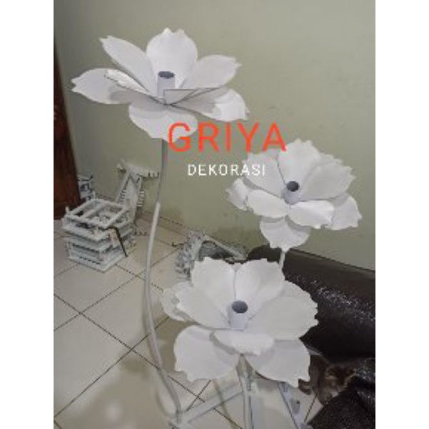 BUNGA HIAS LAMPU DEKORASI PELAMINAN