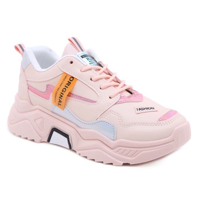 PROMO PVN YURIN SEPATU SNEAKERS WANITA SPORT SHOES PINK 212 T415T