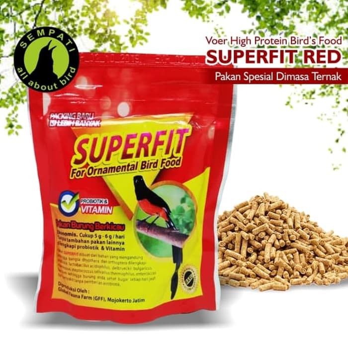 

SUPERFIT RED PAKAN KHUSUS TERNAK UNTUK BURUNG MURAI CILILIN ANIS KACER