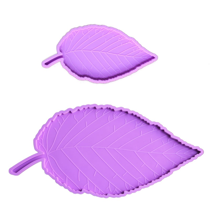 SIY  Large Leaf Tray Coaster Molds Silicone Leaves Coasters Bowl Mat Resin Casting Molds Maple Leaf Silicone Molds Craft