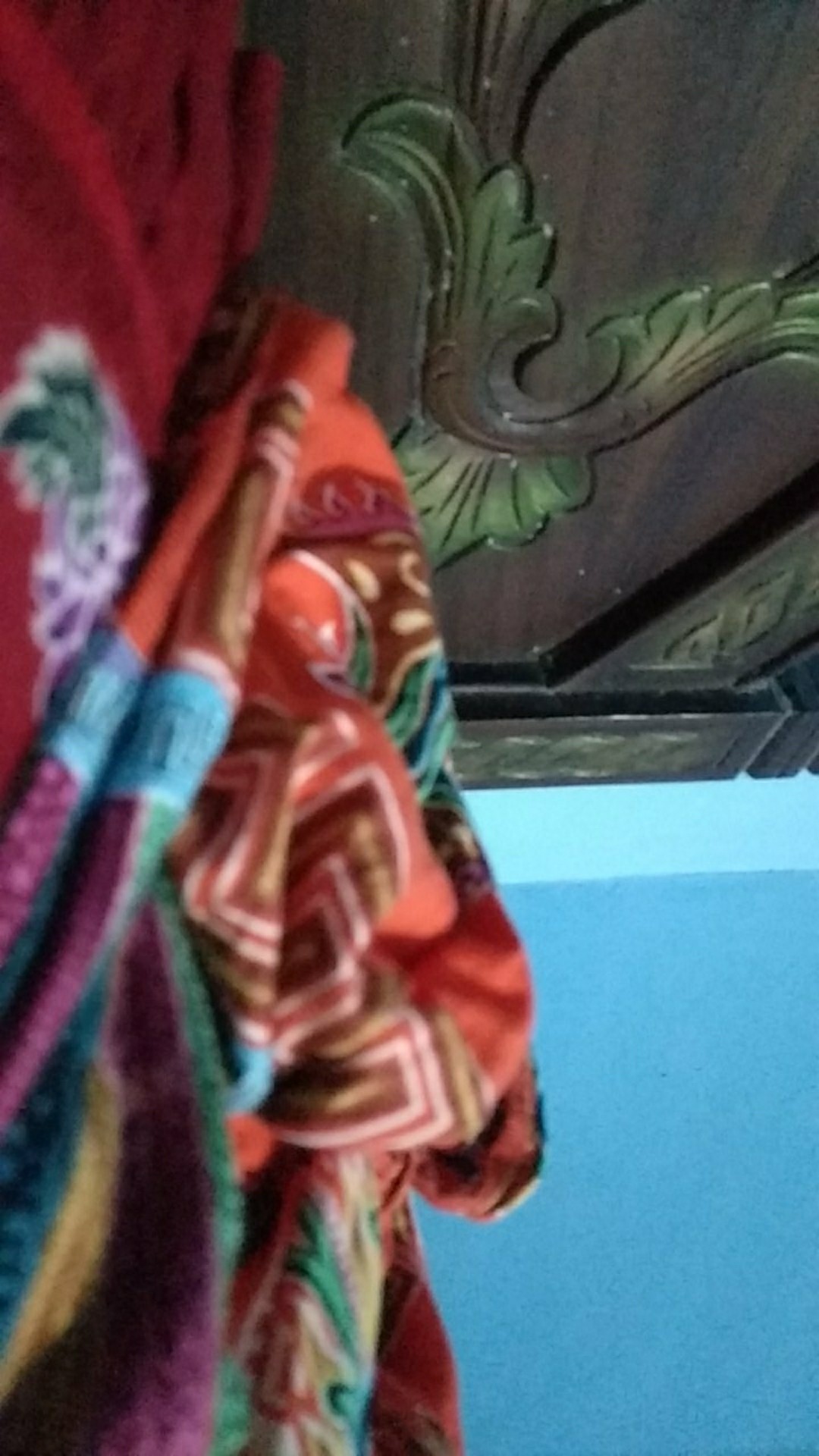 M231 Kemeja Pria Batik Panjang Orange 1725a