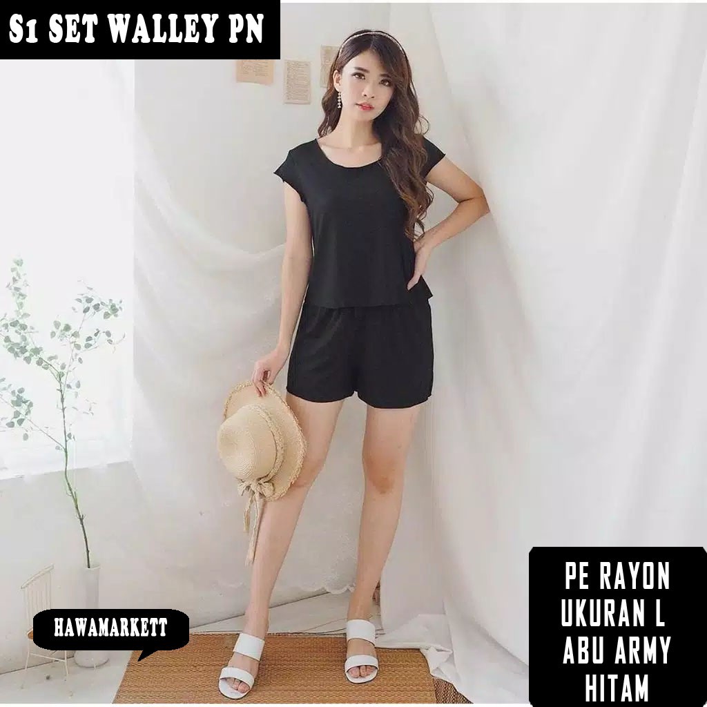 HAWAMARKETT - BISA COD SETELAN BAJU DAN CELAN WAL FASHION ATASAN BAJU WANITA LENGAN PANJANG MAKASSAR