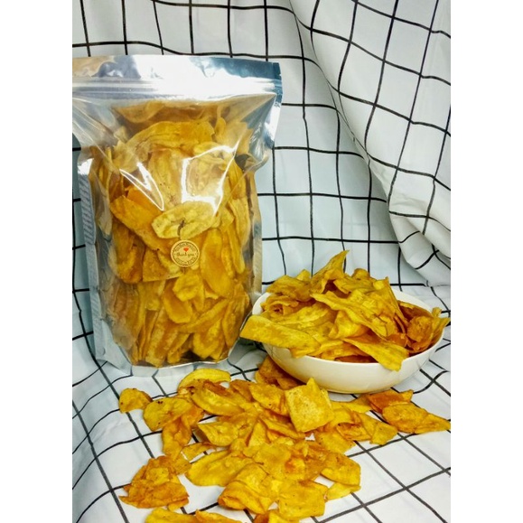 

[KPC] 250 gram Pilih Rasa Keripik Pisang Renyah Snack Kerenyes Cemilan Manis Asin