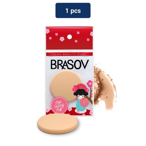 BRASOV Spons Bedak / Foundation 1 Pcs Sponge Puff Make Up Tools Fondation Powder Bulat