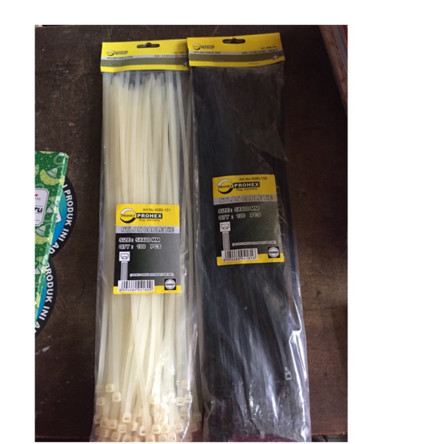 Kabel Ties 5mmx400mm Haston / kabel tis / tali ties / tali tis Hasston