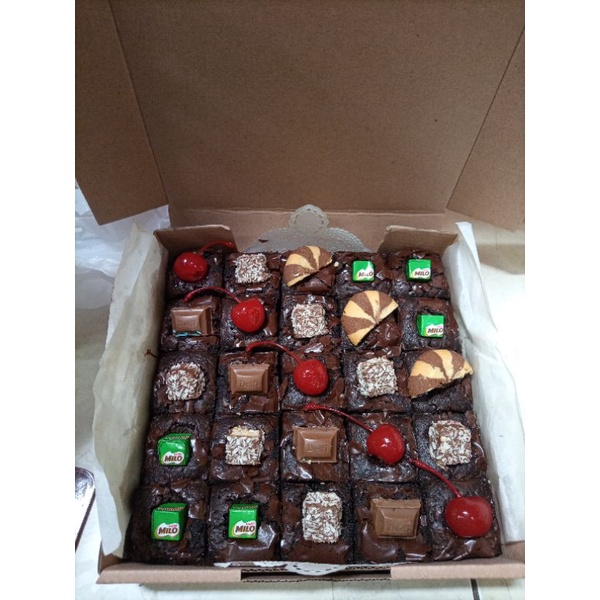 

Brownies fudgy