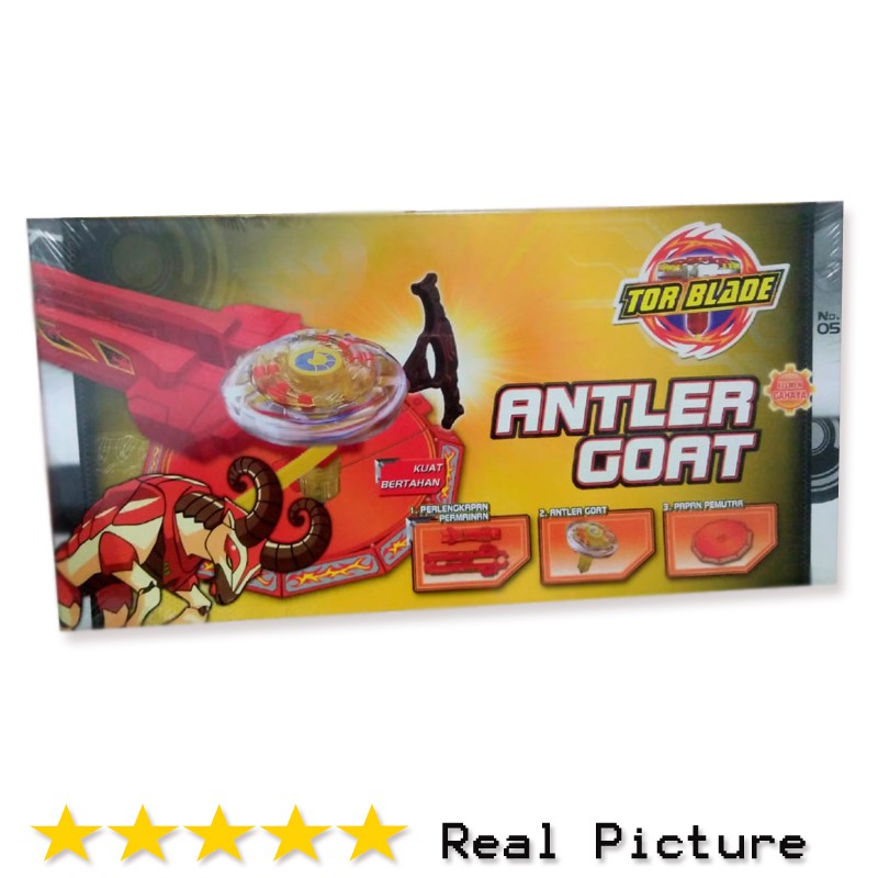 MAINAN GASING PETARUNG TOR BLADE FULL SET ORI TERBARU|TOR BLADE ANTLER GOAT