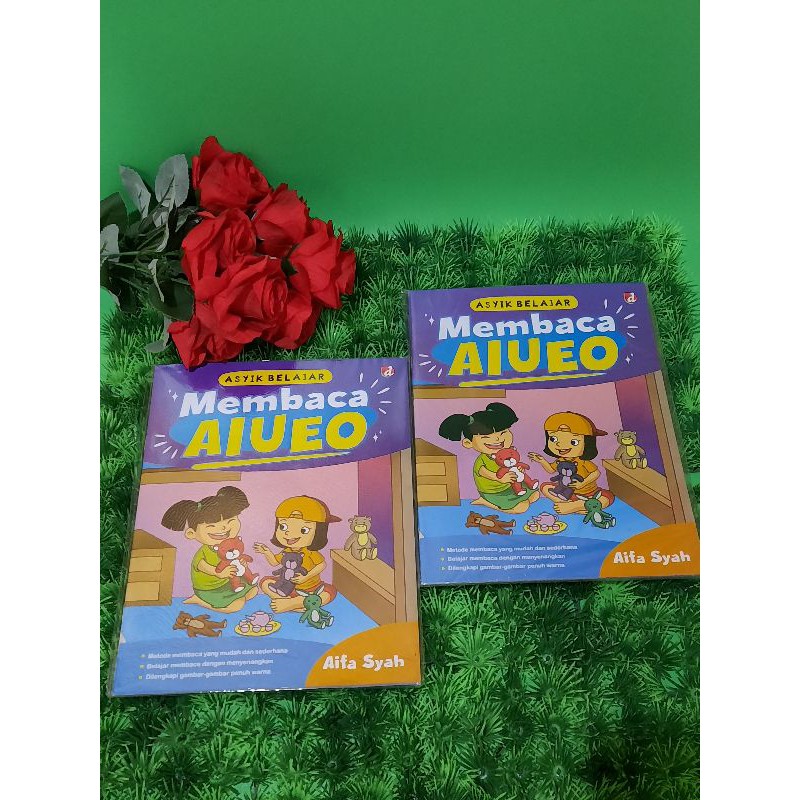 BUKU ANAK ASYIK BELAJAR MEMBACA AIUEO
