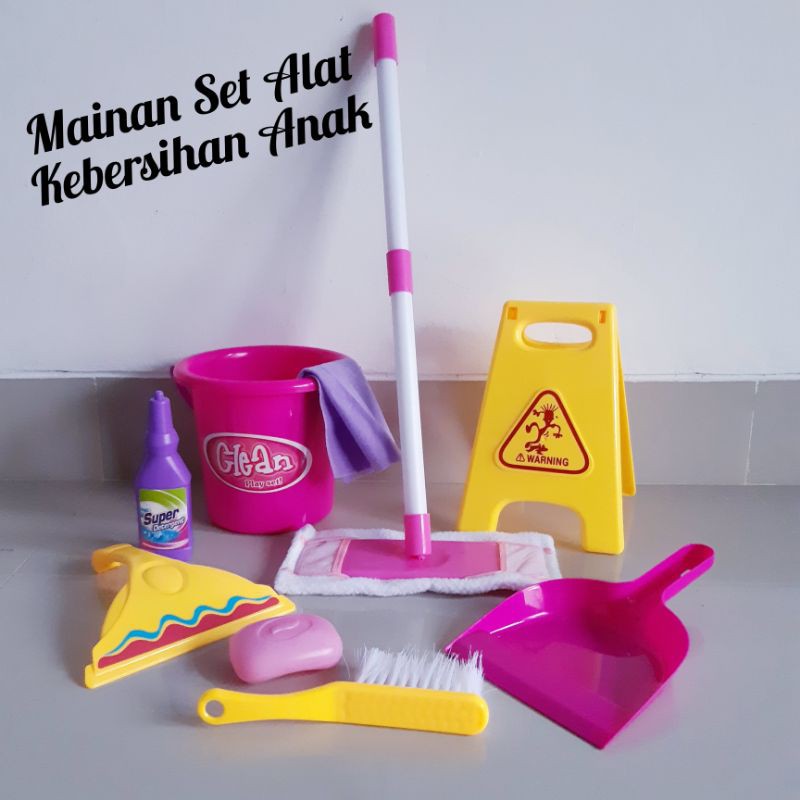 Mainan Paker Alat Kebersihan - Little Helper Clean Set Anak Edukatif
