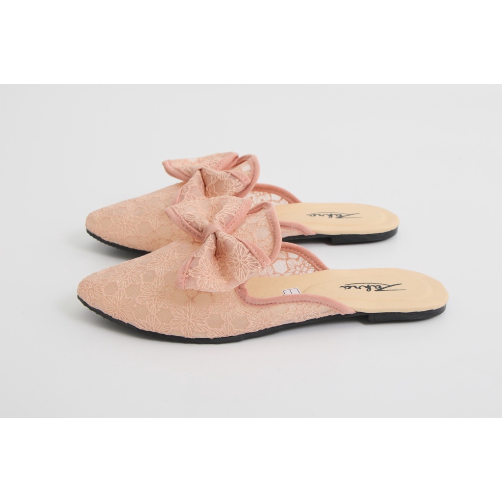 Arlaine- Ester selop wanita / sandal slop wanita / sandal brukat / sandal slop pita