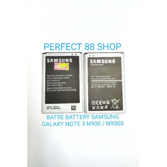 BATRE BATTERY BATERAI SAMSUNG N900 GALAXY NOTE 3