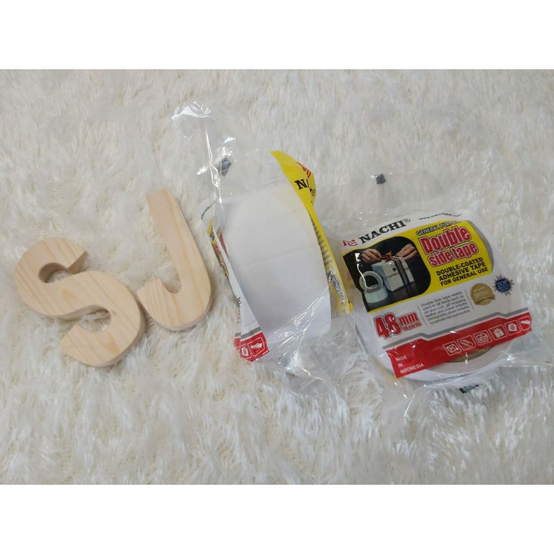 

Double tape nachi 48mm/ Doble Tape 2inch/ Isolasi bolak balik 10yards/9meter(2inch)/i20
