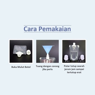 Image of thu nhỏ Botol Refill H412 Tempat Sabun Cair Travel Plastik Fliptop Travel Organizer ACC #7