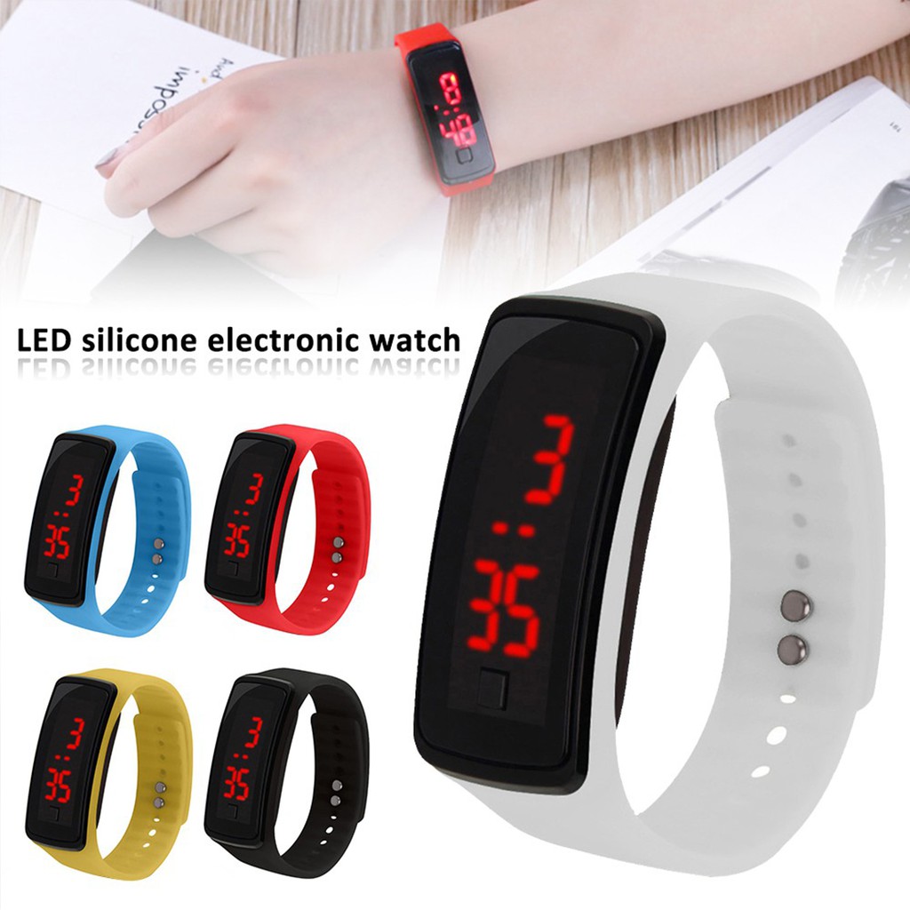 [✅COD] Jam Tangan Digital Led Sport Watch Fashion Wanita Pria Cewek Cowok Anti Air Murah Couple Original