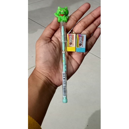 

Pensil dan penghapus unik / alat tulis