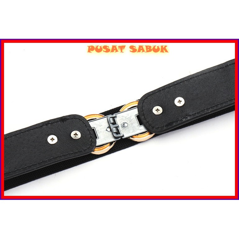 Gesper Wanita Ikat Pinggang Belt Fashion Sabuk Kecil Aksesoris Cewek Karet Import Slim Kecil Kekinian