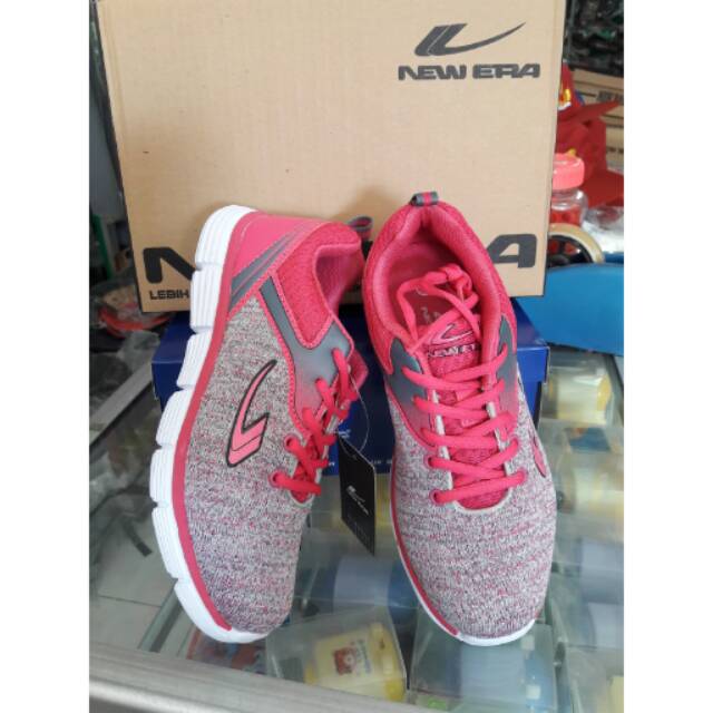 sepatu sport new era queensha fuxia d.grey