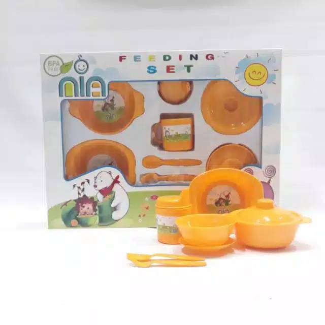 SET ALAT MAKAN BAYI NIA BESAR-FEDDING SET MAKAN NIA JUMBO-TEMPAT MAKAN BAYI NIA BESAR-FEDDING NIA