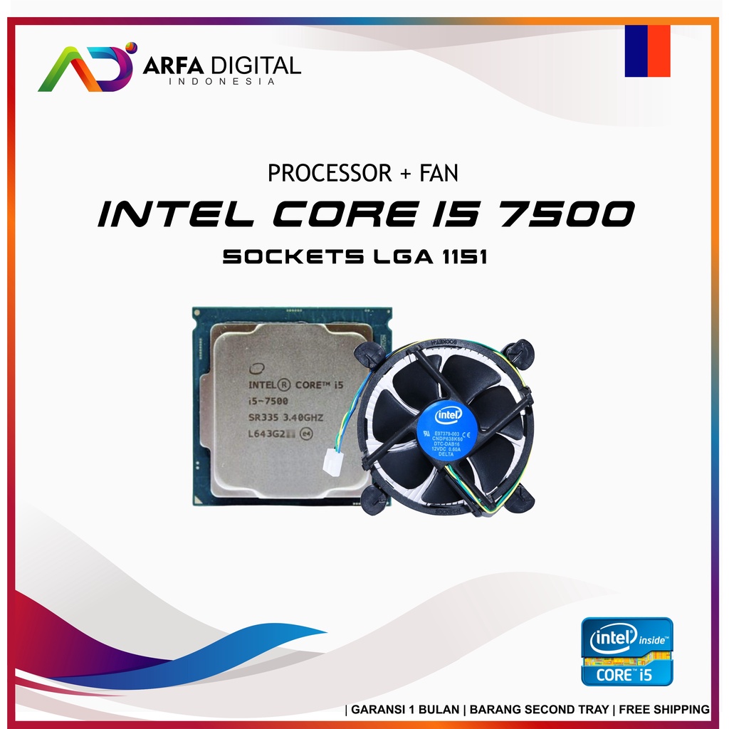 Processor Intel Core i5-7500 3.4Ghz Cache 6MB [Tray] Socket LGA 1151