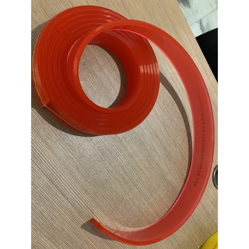 RAKEL SABLON MERAH WATER BASED 7mmx50mx4000cm HARGA PER CM