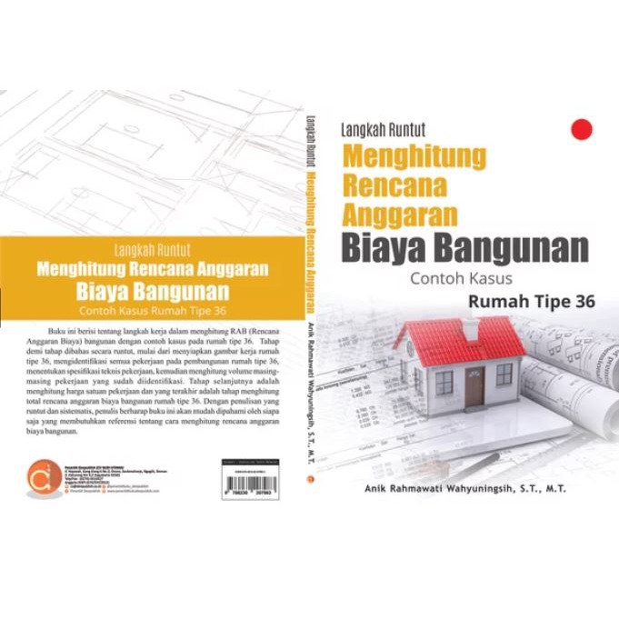 Buku Langkah Runtut Menghitung Rencana Anggaran Biaya Bangunan Ori Shopee Indonesia