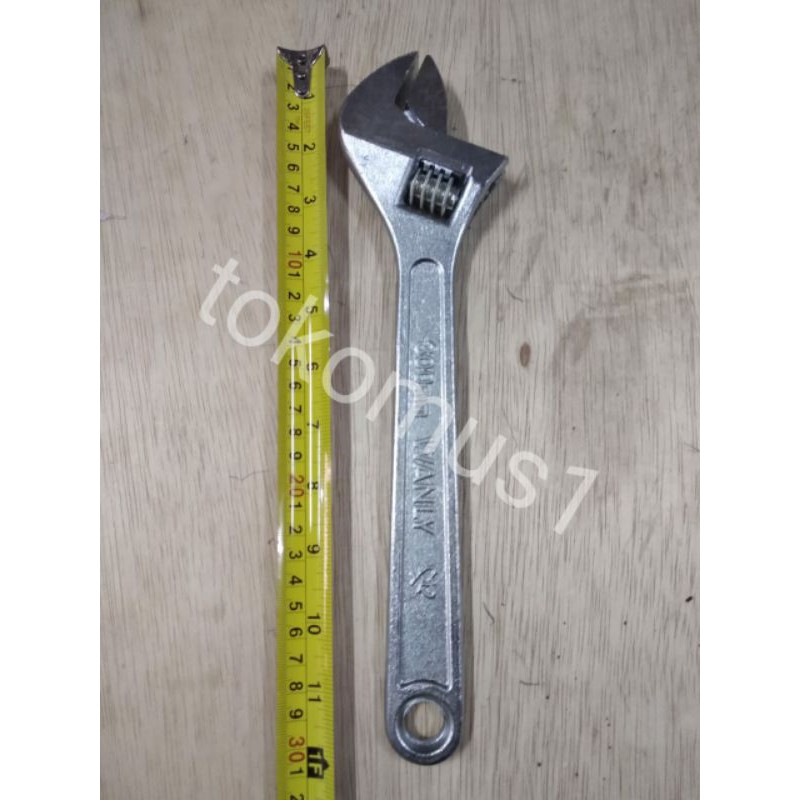 KUNCI INGGRIS ADJUSTABLE WRENCH UKURAN 6&quot; 8&quot; 10&quot; 12&quot; INCHI-WANLY