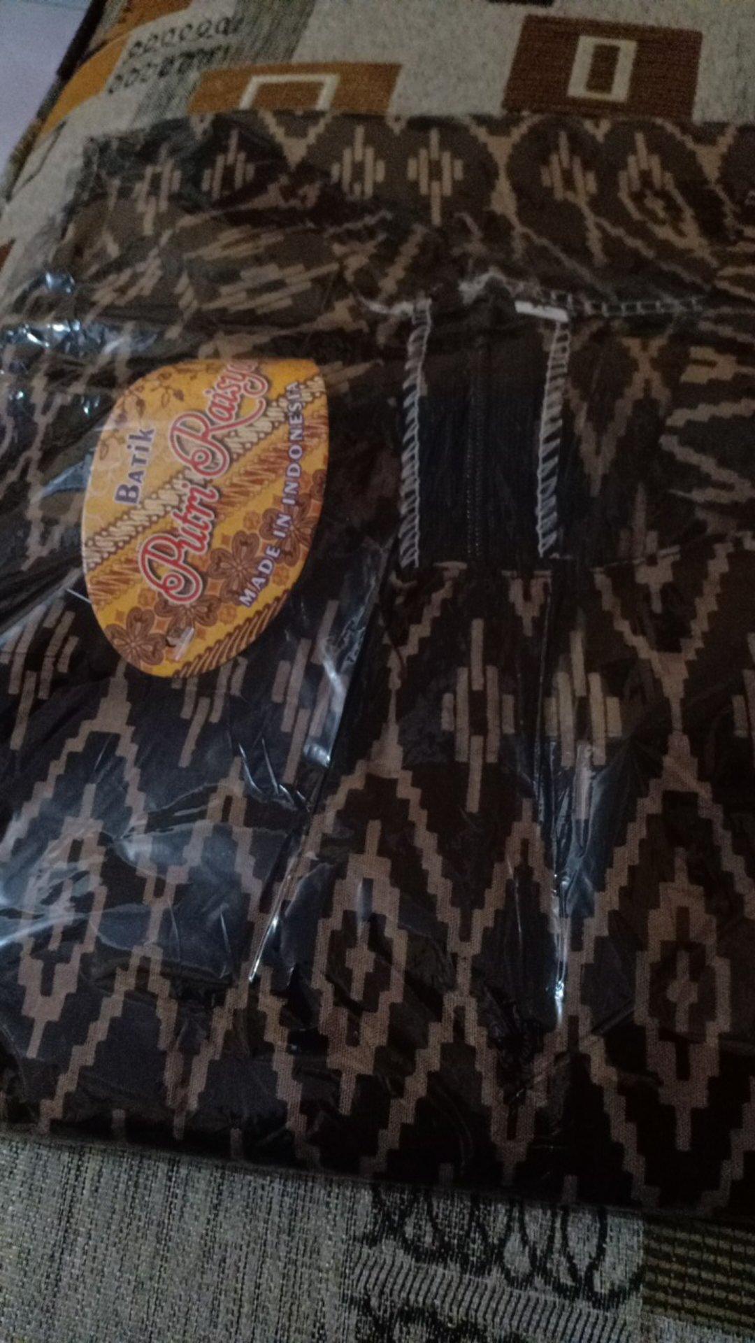 Batik Tunic Serut Lawasan Coklat Tunik Cokelat Katun All Size Modern Premium High Qualitymatt : Katu