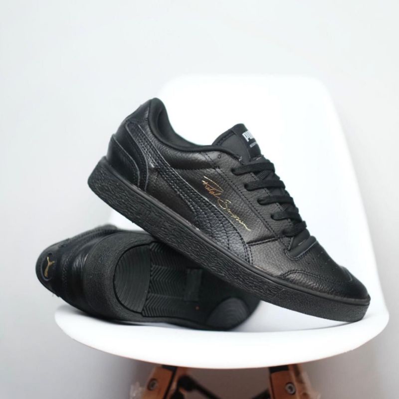 Sneakers Pria Ralph Sampson Full Black Original OEM / Sepatu Pria Hitam Polos