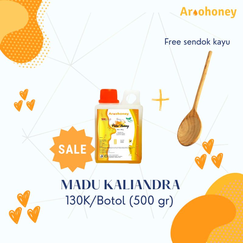 

MADU KALIANDRA - AROOHONEY - KEMASAN JUMBO 500 gr & 1 Kg