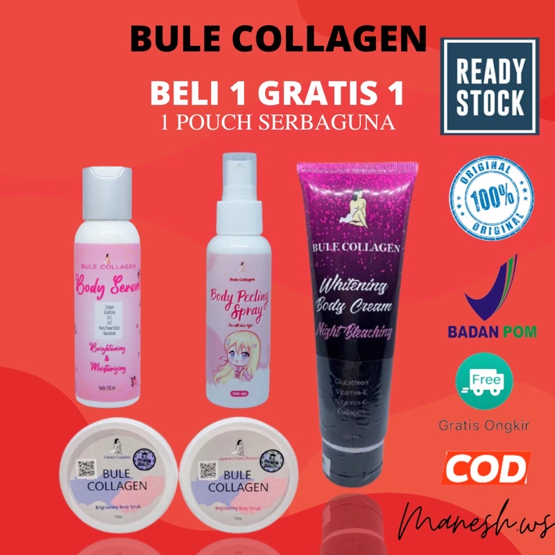 BULE COLLAGEN BLEACHING NIGHT BLEACHING SCRUB JAPANESE INFINITY PEELING SPRAY BODY SERUM