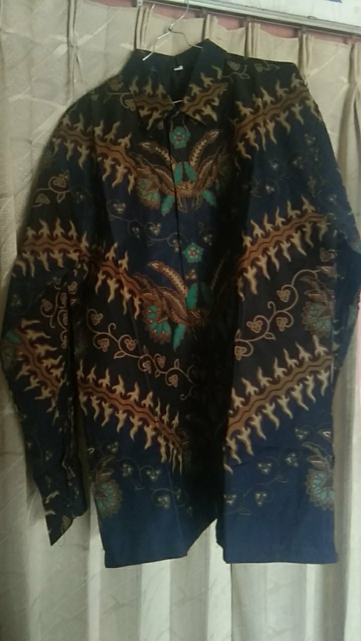(1kg=4pcs) Kemeja Batik Lengan Panjang Batik Ori Sm Batik Bathara Tosca Batik Solo Seragam Batik