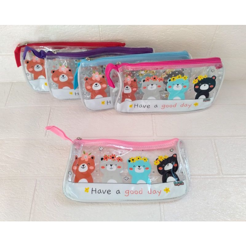 

Kotak Kosmetik/Kotak Pencil Mika/ Dompet Kosmetik/ Serba Guna.