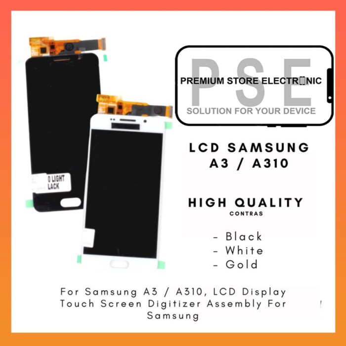 LCD Samsung A3 2016 A310M Fullset Touchscreen Garansi
