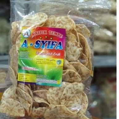 

keripik kripik tempe original a-SYIFA khusus gojek grab.