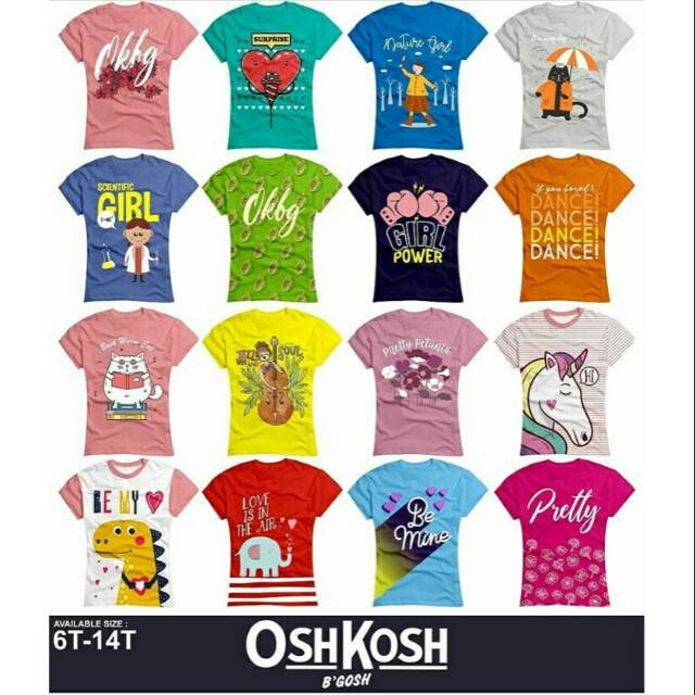 Kaos anak cewek oshkosh