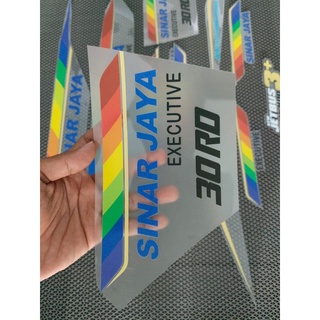 STRIPING VARIO LED 125 150 TRANSPARAN CUSTOM LIVERY BUS SINAR JAYA TAHUN 2017 #3