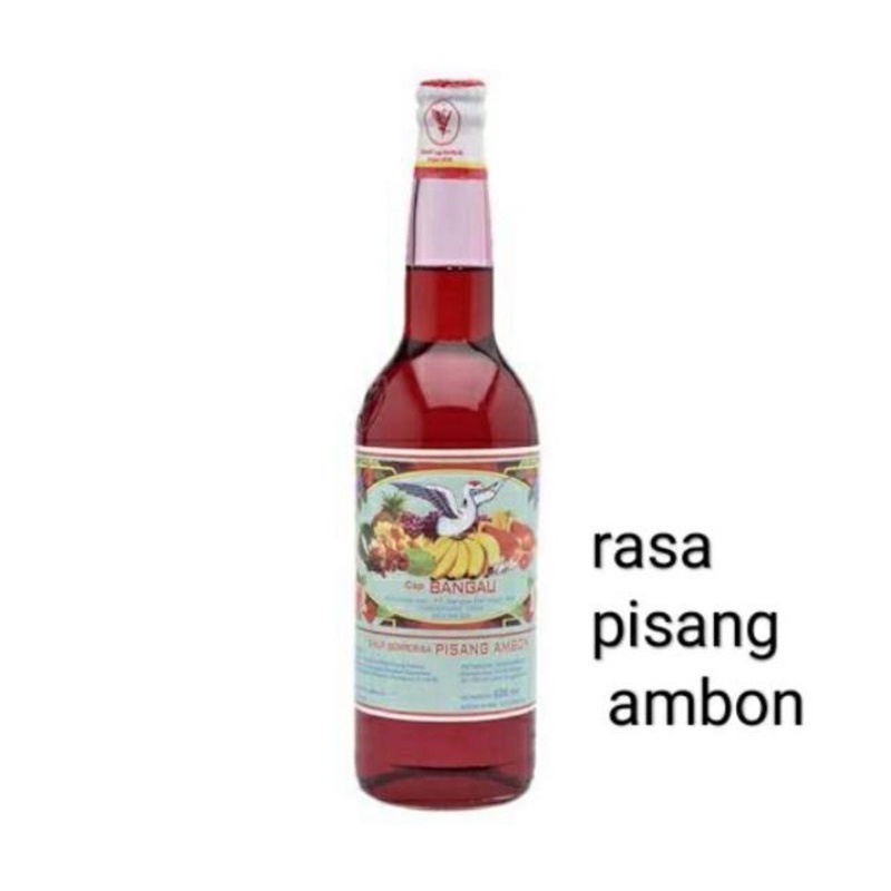 

Sirup Bango rasa pisang Ambon 620ml