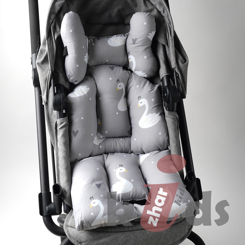 4in1 UNIVERSAL ALAS STROLLER CAR SEAT BOUNCER 5 LUBANG / SEAT PADDING BABY